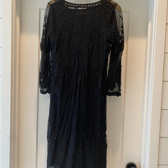 Maxwell Black Lace Midi Dress Small Medium - Picture 6 of 6